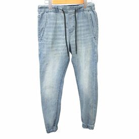 【中古】リーバイス Levi's DENIZEN ジョガーデニムパンツ ジーンズ イージー ゴムウエスト ストレッチ有 インディゴブルー 青系 XSサイズ 0416 メンズ 【ベクトル 古着】 240426