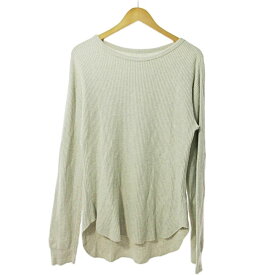 【中古】フミカ ウチダ FUMIKA_UCHIDA コットンワッフルサーマルトップ Tシャツ カットソー ロンT 長袖 XL 生成 アイボリー 0929 IBO82 メンズ 【ベクトル 古着】 250929