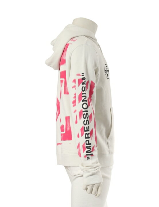 楽天市場 中古 オフホワイト Off White スウェット パーカー アイボリー 黒 ピンク Xxl トップス 長袖 プリント Ombb034r コットン Diagstencil Slim Hoodie メンズ ベクトル 古着 ブランド古着ベクトルプレミアム店