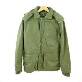 【中古】ジェイクルー J.CREW ミリタリージャケット ブルゾン 長袖 カーキ 緑 S *T42 メンズ 【ベクトル 古着】 240117