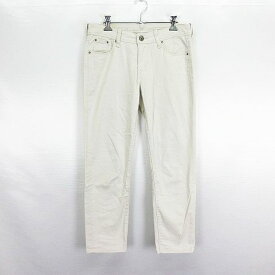 【中古】リーバイス Levi's 15736-0032 パンツ ボトムス チノパン Boyfriend テーパード ストレッチ 26 アイボリー ※EKM レディース 【ベクトル 古着】 230719