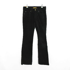 【中古】リーバイス Levi's TA701-00 パンツ ボトムス コーデュロイ ブーツカット ストレッチ 29 ブラック ※EKM レディース 【ベクトル 古着】 240201