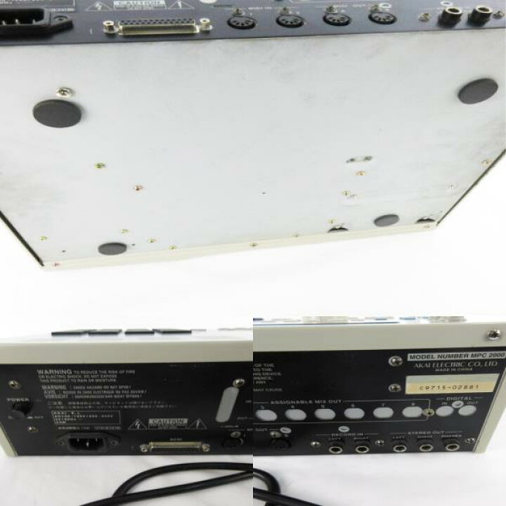 楽天市場】【中古】AKAI アカイ MPC2000 サンプラー 液晶良好 SDカード 