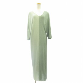 【中古】ザラ ZARA 極美品 ワンピース ドレス ラメ 緑 グリーン XL ■KK4 レディース 【ベクトル 古着】 240426