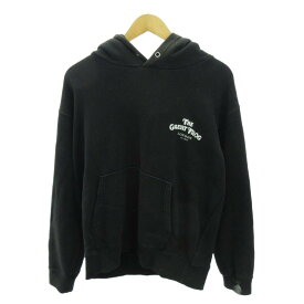 【中古】ネイバーフッド NEIGHBORHOOD × グレートフロッグ The great frog コラボ プルオーバー パーカー フーディ プリント L 黒 ブラック 1204 メンズ 【ベクトル 古着】 251204