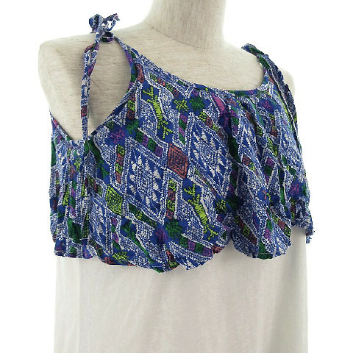 楽天市場 中古 チチカカ Titicaca ワンピース ロング ノースリーブ 切替 ホワイト 白 ブルー 青 F レディース ベクトル 古着 ベクトルプレミアム店 ブランド古着ベクトルプレミアム店