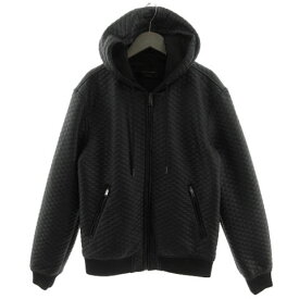 【中古】ザラマン ZARA MAN ジャケット ジャンパー フーディー キルティング ジップアップ ブラック 黒 S メンズ 【ベクトル 古着】 231124