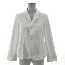【中古】アーペーセー A.P.C. コットンジャケット テーラードカラー シングル 2B ホワイト 白 38 レディース 【ベクトル 古着】 250618