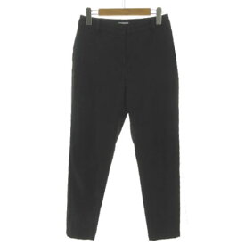 【中古】プラステ PLST スティックパンツ（リネンブレンド） 12-2206018 テーパード ウエストゴム ストレッチ ブラック系 黒系 M レディース 【ベクトル 古着】 250731