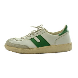 【中古】ルーディックライター LUDWIG REITER スニーカー シューズ 38 白 ホワイト 緑 グリーン 522 /AN29 ■NI レディース 【ベクトル 古着】 260325