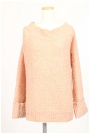 【中古】 ジルスチュアート JILL STUART 16AW セーター ニット 長袖 ウール M ピンク ahm0409 レディース 【ベクトル 古着】 190409