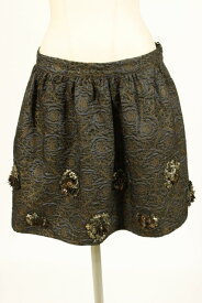 【中古】 ザラ ベーシック ZARA BASIC フラワー装飾 スカート /☆a0515 レディース 【ベクトル 古着】 190515