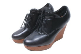 【中古】 3.1 フィリップリム 3.1 phillip lim Beau Wedge Oxfords with Fur Lining ブーティ /mm0521 レディース 【ベクトル 古着】 190521