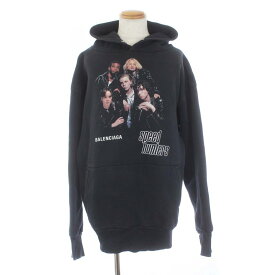 【中古】バレンシアガ BALENCIAGA 18AW SPEED HUNTERS HOODIE スピードハンター パーカー スウェット プルオーバー 長袖 M 紺 ネイビー /KH ■GY18 メンズ 【ベクトル 古着】 240302