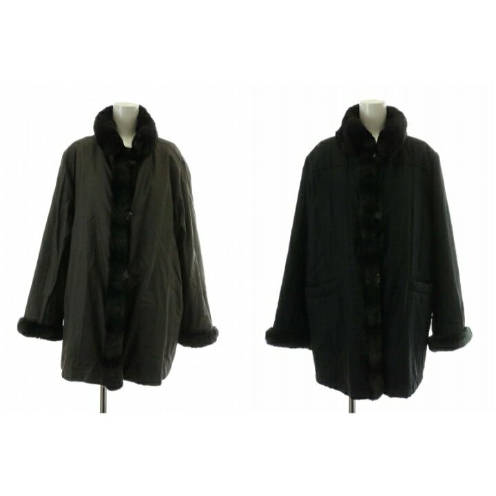 楽天市場】【中古】グレブティック GRES BOUTIQUE リバーシブルコート 