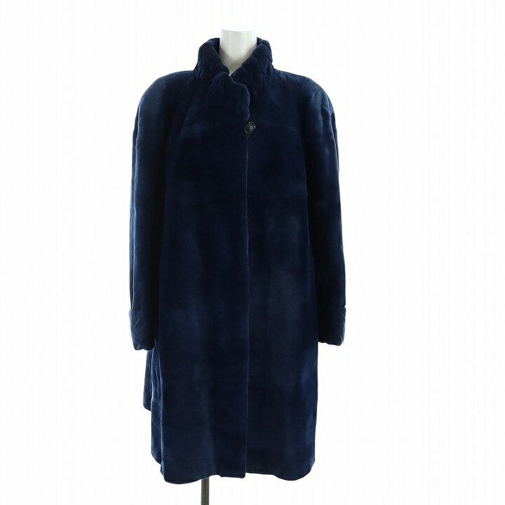 楽天市場】【中古】エンバ EMBA 毛皮コート シェアードミンクファー 染 