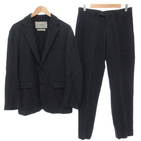 【中古】ケイスリーヘイフォード Casely-Hayford セットアップ スーツ テーラードジャケット パンツ 38 背抜き シングル 紺 ダークネイビー 春夏 /AE ■GY30 メンズ 【ベクトル 古着】 251107
