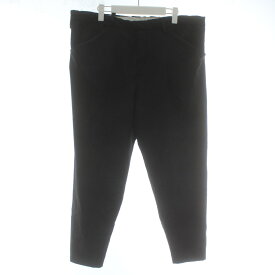 【中古】サンシー SUNSEA SUPER NICE MATERIAL PANTS パンツ スラックス ウール テーパード ジップフライ 2 黒 ブラック SNS-15S40 /XZ ■GY03 メンズ 【ベクトル 古着】 260111