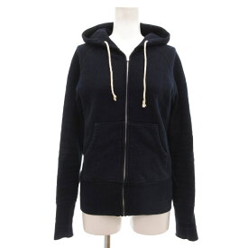 【中古】ドレステリア DRESSTERIOR パーカ フーディ ジップアップ 裏起毛 1 紺 ネイビー /AE レディース 【ベクトル 古着】 250920