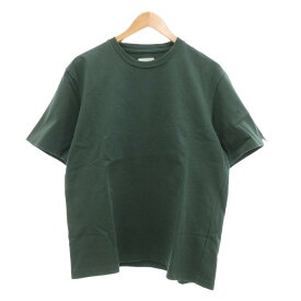 【中古】アルチザン ARTISAN スビンコットン オーバーサイズプレーンTシャツ 半袖 クルーネック M 緑 グリーン /UO メンズ 【ベクトル 古着】 250929