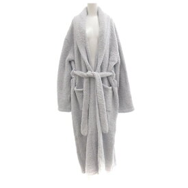 【中古】未使用品 カシウェア kashwere タグ付き バスローブ L ガウン ロング 水色 ライトブルー /AE レディース 【ベクトル 古着】 251213