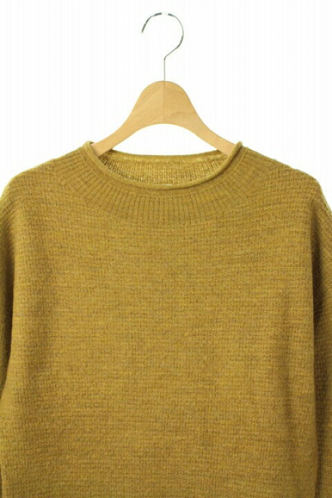 【中古】エリン ELIN 19AW ニット カットソー 長袖 ペプラムスリーブ 00 マスタード /HH ■OS ■SH レディース 【ベクトル 古着】 200106 ベクトルプレミアム店 | ブランド古着ベクトルプレミアム店