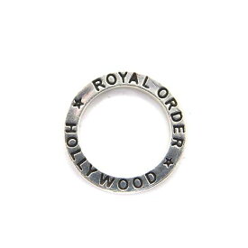 【中古】ロイヤルオーダー ROYAL ORDER リング 指輪 ロゴ 6号 シルバー色 /MF ■OS ■SH レディース 【ベクトル 古着】 230418