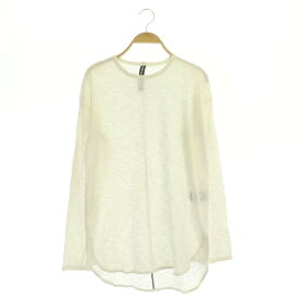 【中古】リップヴァンウィンクル RIPVANWINKLE DROP SHOULDER L/S T-SHIRT カットソー 長袖 3 白 ホワイト /MF ■OS ■AD メンズ 【ベクトル 古着】 230620