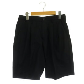 【中古】ノンネイティブ nonnative DWELLER SLACKS SHORTS 02 スラックス ショーツ ショートパンツ タック ウール 0 濃紺 ダークネイビー /HS ■OS ■AD メンズ 【ベクトル 古着】 230911