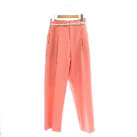 【中古】アメリヴィンテージ Ameri VINTAGE 21SS OTONA COLOR PANTS パンツ テーパード ベルト付き XS サーモンピンク /MI ■OS レディース 【ベクトル 古着】 231106