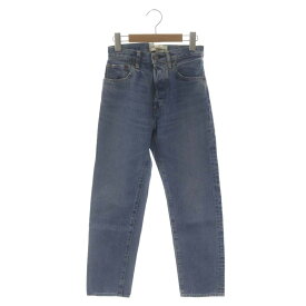 【中古】シンゾーン Shinzone GENERAL JEANS デニムパンツ テーパード ボタンフライ 32 ライトブルー 18SMSPA65 /HK ■OS レディース 【ベクトル 古着】 231122