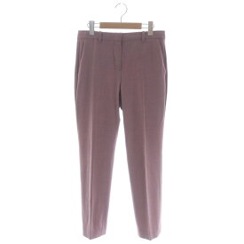 【中古】セオリー theory LIGHT SAXONY 2 TAILORED TROUSER J パンツ テーパード センタープレス ジッパーフライ ウール 2 ラベンダー /DO ■OS レディース 【ベクトル 古着】 231130