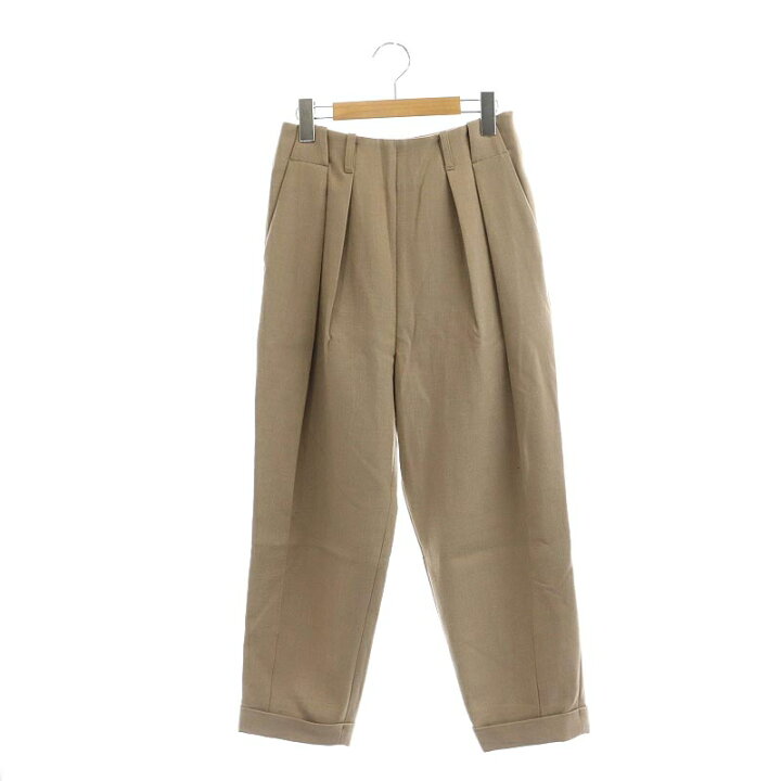 楽天市場】【中古】エリン ELIN クロップドパンツ ロールアップ タック 