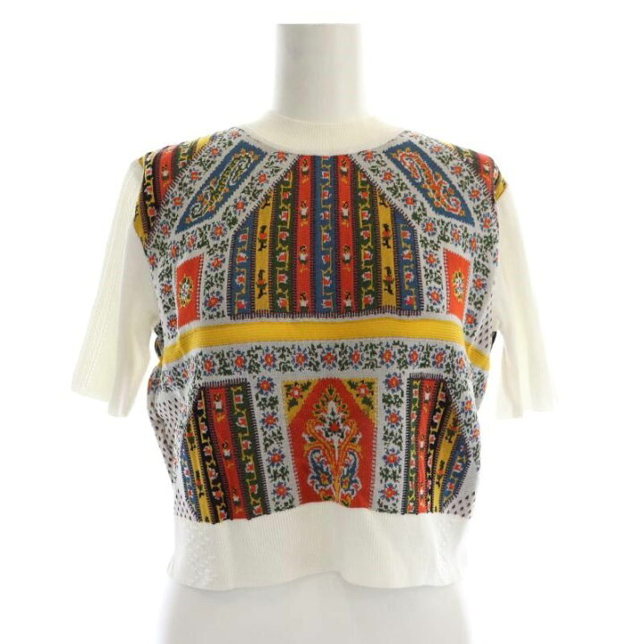 楽天市場】【中古】マメクロゴウチ Mame Kurogouchi Cropped Knit Top 