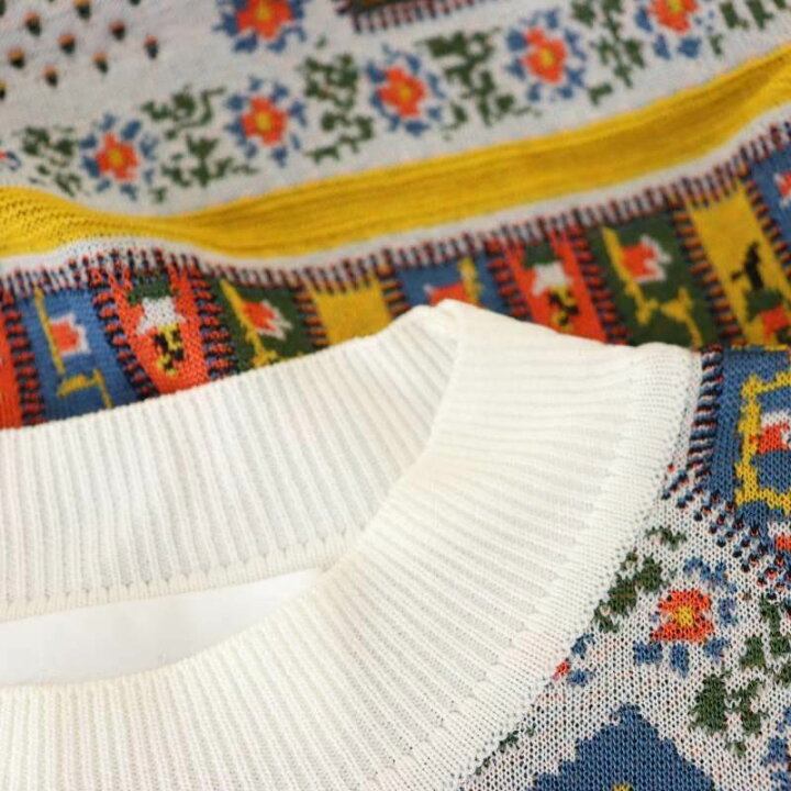 楽天市場】【中古】マメクロゴウチ Mame Kurogouchi Cropped Knit Top 