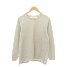 【中古】アタッチメント ATTACHMENT MERCERIZATION JERSEY L/S T-SHIRT カットソー 長袖 コットン 1 グレージュ /DO ■OS メンズ 【ベクトル 古着】 240125