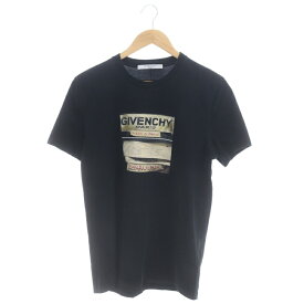 【中古】ジバンシィ GIVENCHY グラフィック Tシャツ カットソー プリント S 黒 ブラック /MF ■OS ■SH メンズ 【ベクトル 古着】 240125