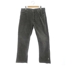 【中古】ミスターハリウッド N.HOOLYWOOD 21AW コーデュロイ フレア パンツ ジッパーフライ 42 カーキグレー /MI ■OS ■AD メンズ 【ベクトル 古着】 240213