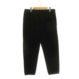 【中古】ザラ ZARA コーデュロイ パンツ テーパード M 黒 ブラック /AT ■OS レディース 【ベクトル 古着】 240312