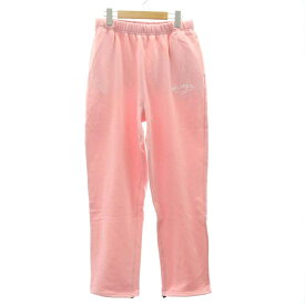 【中古】ミルクフェド MILKFED. DAILY SWEAT PANTS スウェットパンツ M ピンク ■SH /SY ■OS レディース 【ベクトル 古着】 240223