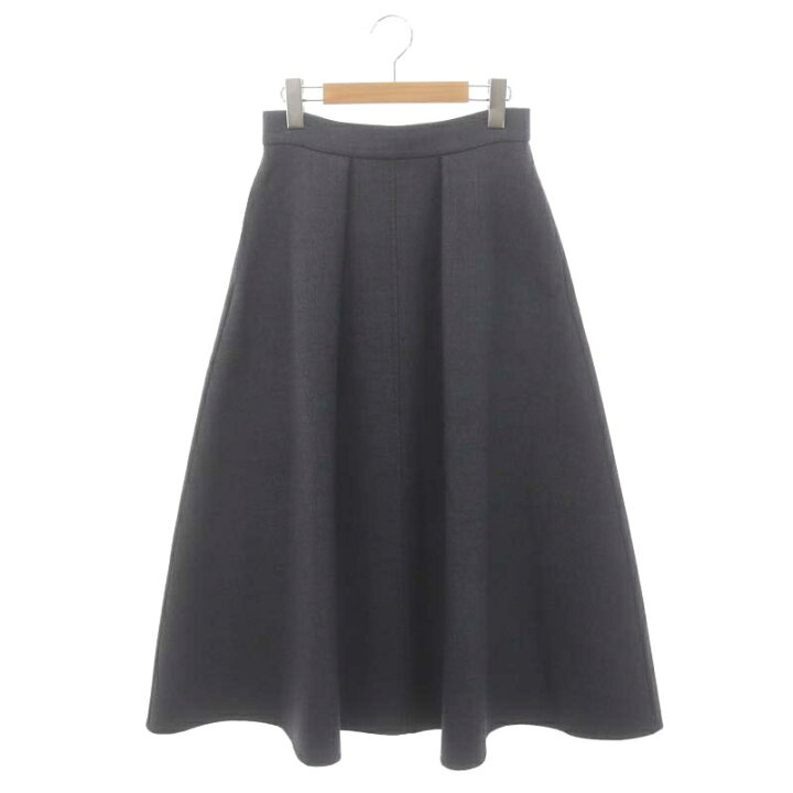 楽天市場】【中古】エブール ebure ウール タックフレアスカート 