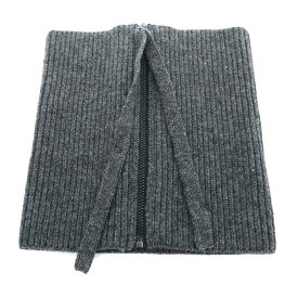 【中古】ジョンメイソンスミス JOHN MASON SMITH ジェーンスミス ZIP UP NECK WARMER ジップアップネックウォーマー スヌード ウール グレー /YO8 レディース 【ベクトル 古着】 240408