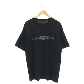 【中古】ヌーングーンズ NOON GOONS ロゴプリントTシャツ カットソー 半袖 M 黒 白 グレー /CX ■OS ■SH メンズ 【ベクトル 古着】 240420