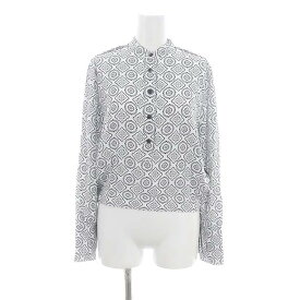 【中古】ラグ&ボーン RAG&BONE TALLULAH PRINTED VISCOSE BLOUSE ブラウス 長袖 総柄 XS 白 ホワイト 黒 ブラック /AT ■OS レディース 【ベクトル 古着】 240516