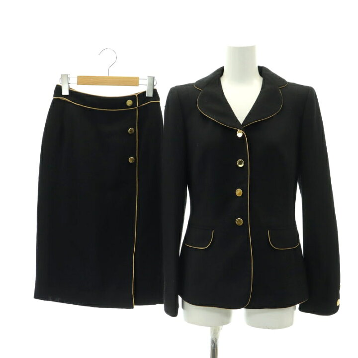 楽天市場】【中古】レナランゲ RENA LANGE セットアップ 上下 金ボタン 
