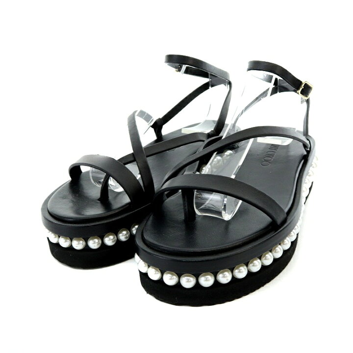 楽天市場】【中古】未使用品 ジミーチュウ JIMMY CHOO PINE FLAT 