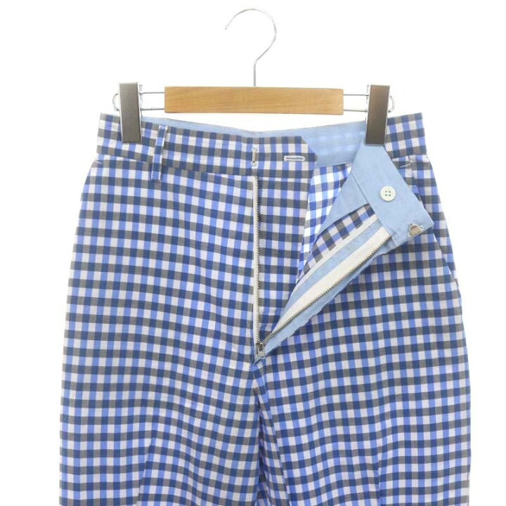 楽天市場】【中古】ヨリ yori コットン チェックパンツ テーパード  