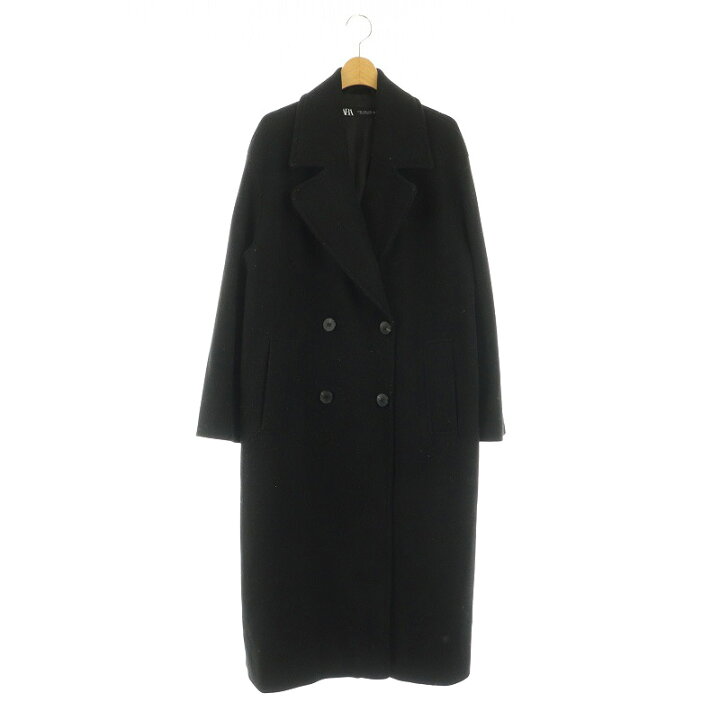 楽天市場】【中古】ザラ ZARA ロングコート チェスター ダブル 総裏地  