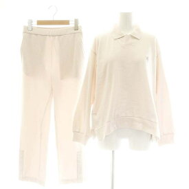 【中古】未使用品 フートウキョウ Foo Tokyo タグ付き 23AW 上下2点セット オーガニックコットン スウェットシャツ & スウェットパンツ パジャマ ルームウェア S ピンク /KO ■OS レディース 【ベクトル 古着】 250110