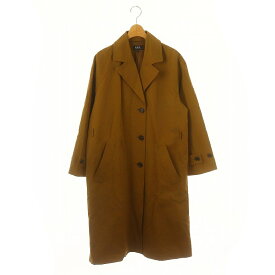 【中古】アーペーセー A.P.C. チェスターコート ロング 36 茶 ブラウン /MF ■OS ■SH レディース 【ベクトル 古着】 250122